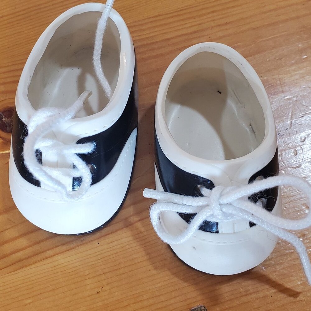 Black & White Saddle Oxfords fit American Girl 18" Dolls  LNC